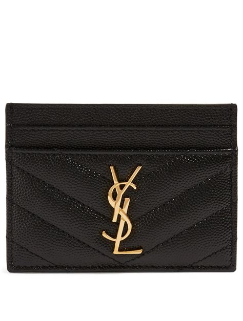 ysl sea salt card holder|saint laurent card holders.